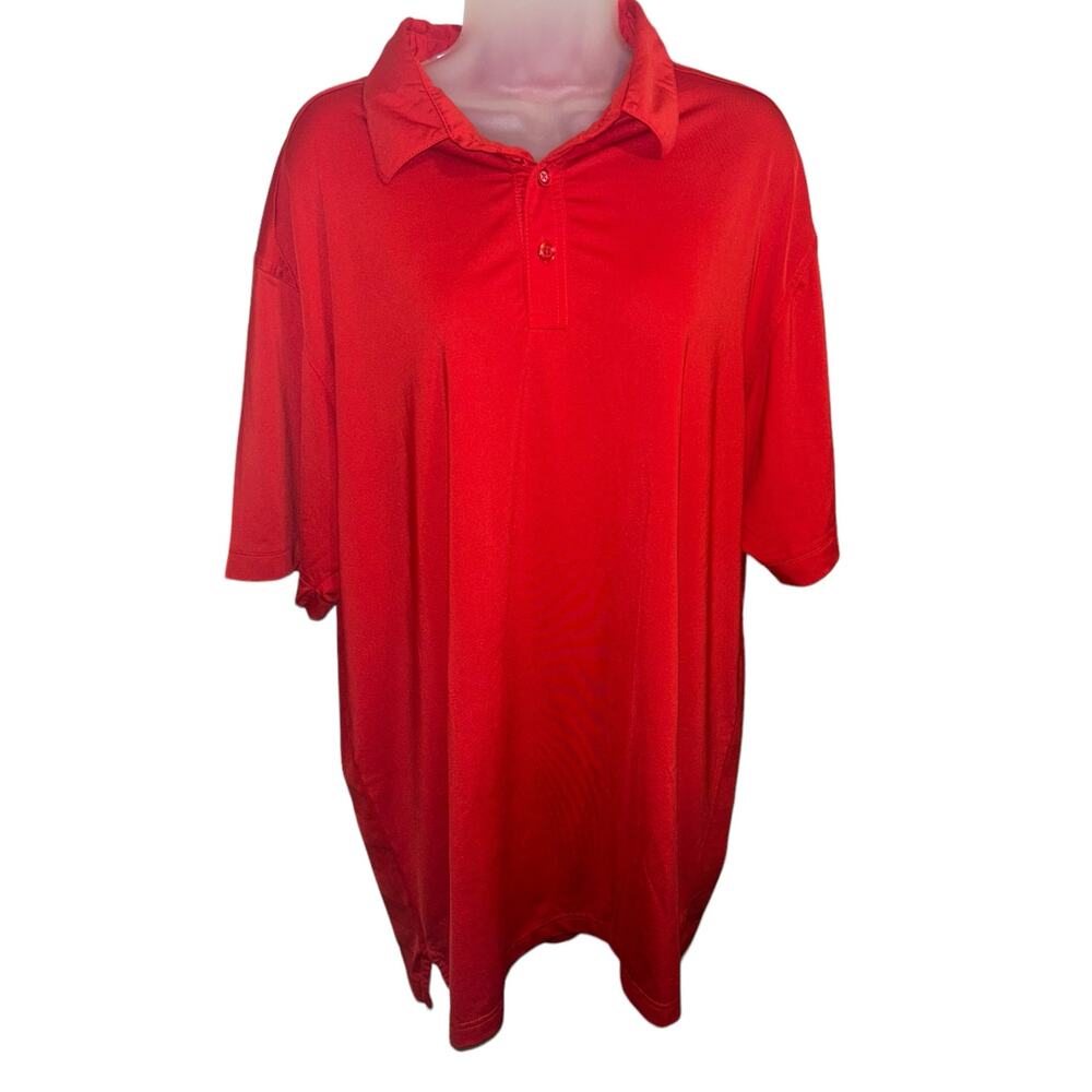 Callaway Opti Dri Mens Golf Polo Shirt Size XXL Red Short Sleeve